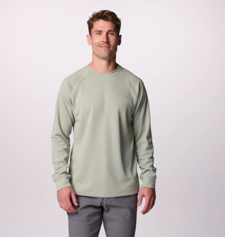 Men's Black Mesa Waffle Knit Crew II, Color: Safari