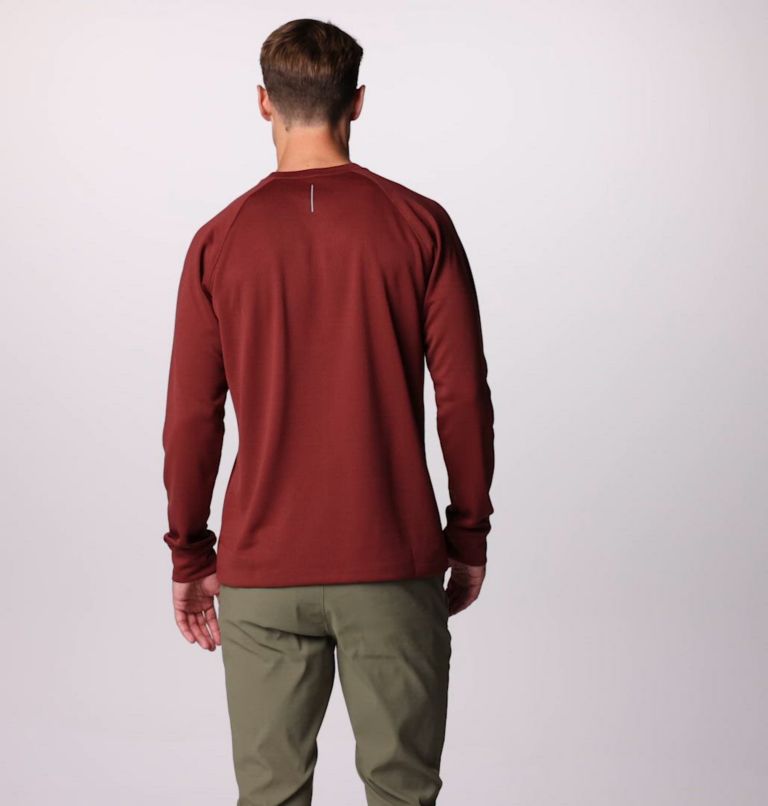 Men's Black Mesa Waffle Knit Crew II, Color: Spice