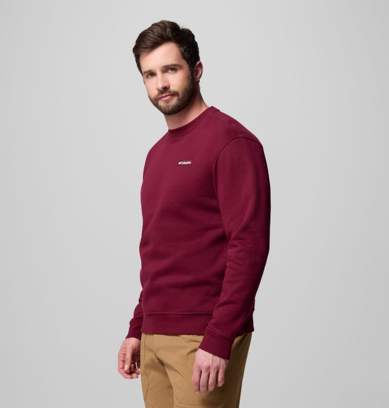 Men's Meridian Creek Crew Shirt, Color: Rich Wine, image 4