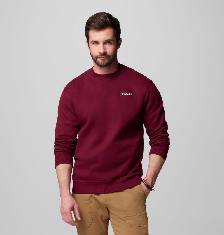 Men's Meridian Creek Crew Shirt, Color: Rich Wine, image 5