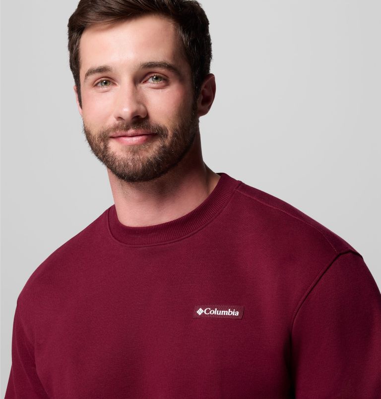 Men's Meridian Creek Crew Shirt, Color: Rich Wine, image 6