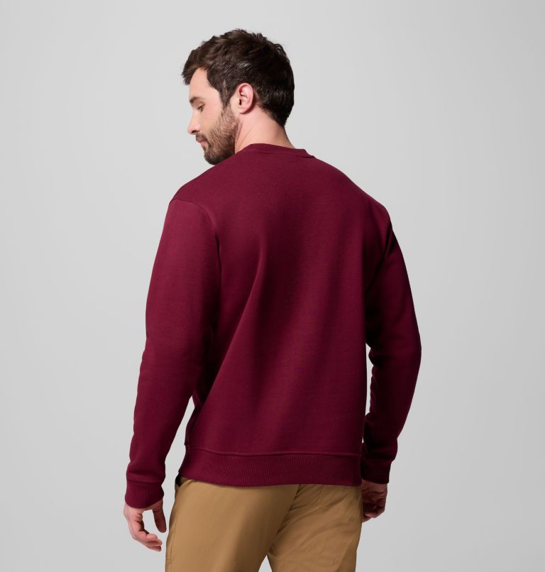 Men's Meridian Creek Crew Shirt, Color: Rich Wine, image 3