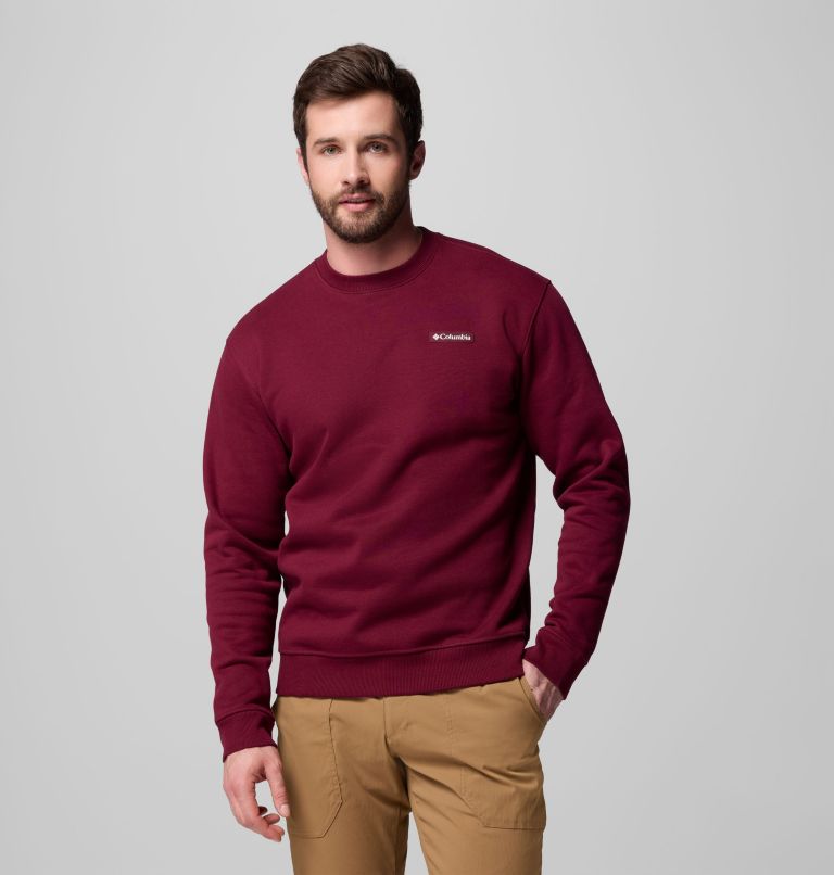 Men's Meridian Creek Crew Shirt, Color: Rich Wine, image 1