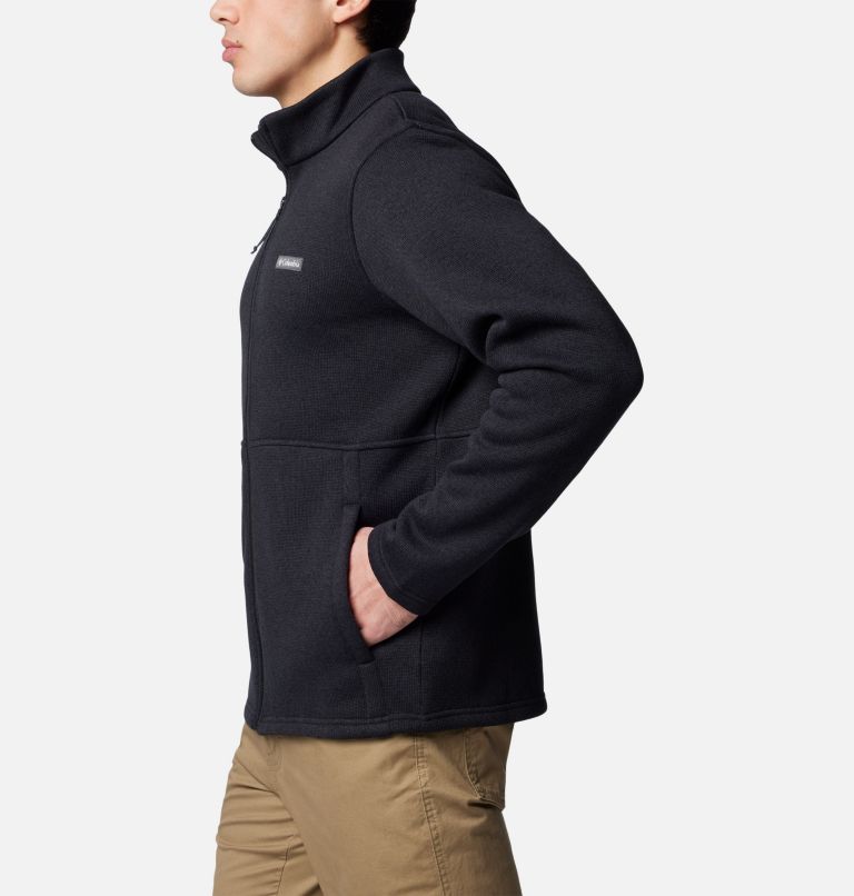 Men's Alto Pass Fleece Jacket, Color: Black, image 3