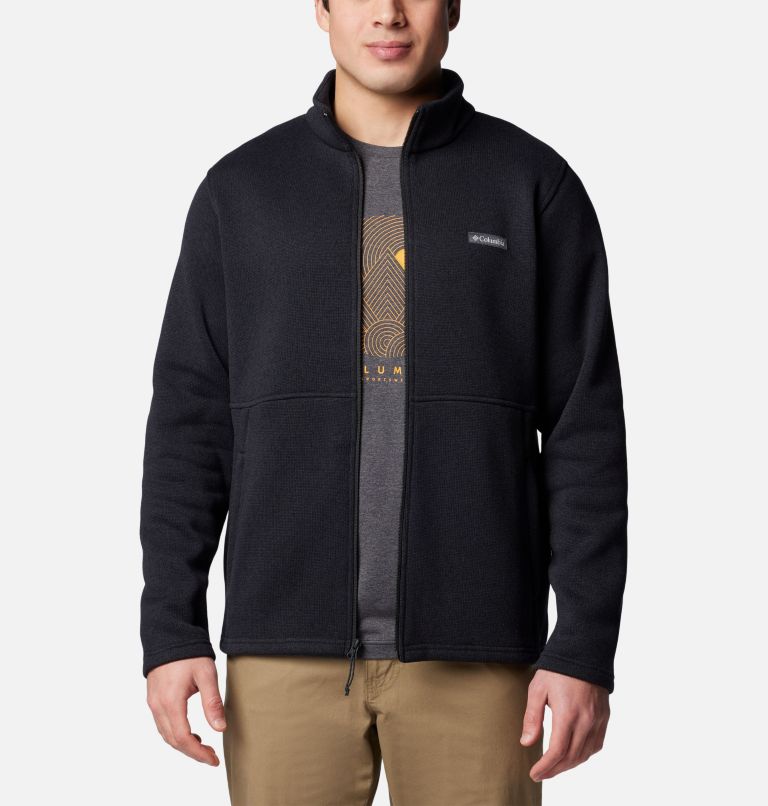 Men's Alto Pass Fleece Jacket, Color: Black, image 6