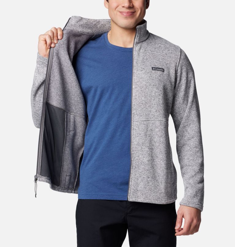 Alto Pass Fleece Jacke für Männer, Color: City Grey Heather, image 5