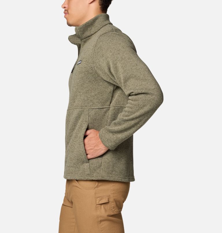 Men's Alto Pass Fleece Jacket, Color: Stone Green, image 3
