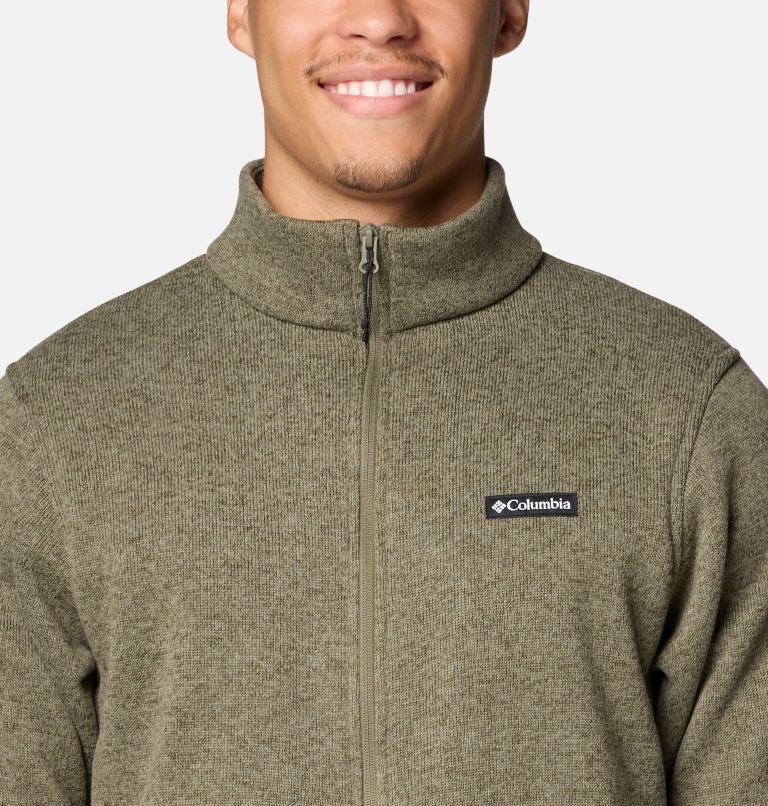 Men's Alto Pass Fleece Jacket, Color: Stone Green, image 4