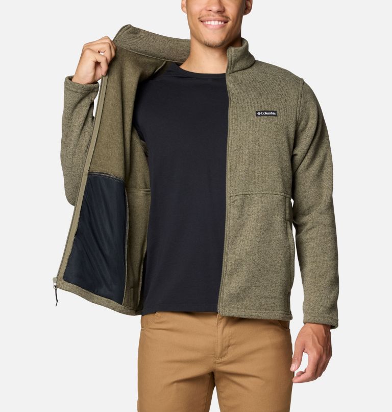 Men's Alto Pass Fleece Jacket, Color: Stone Green, image 5