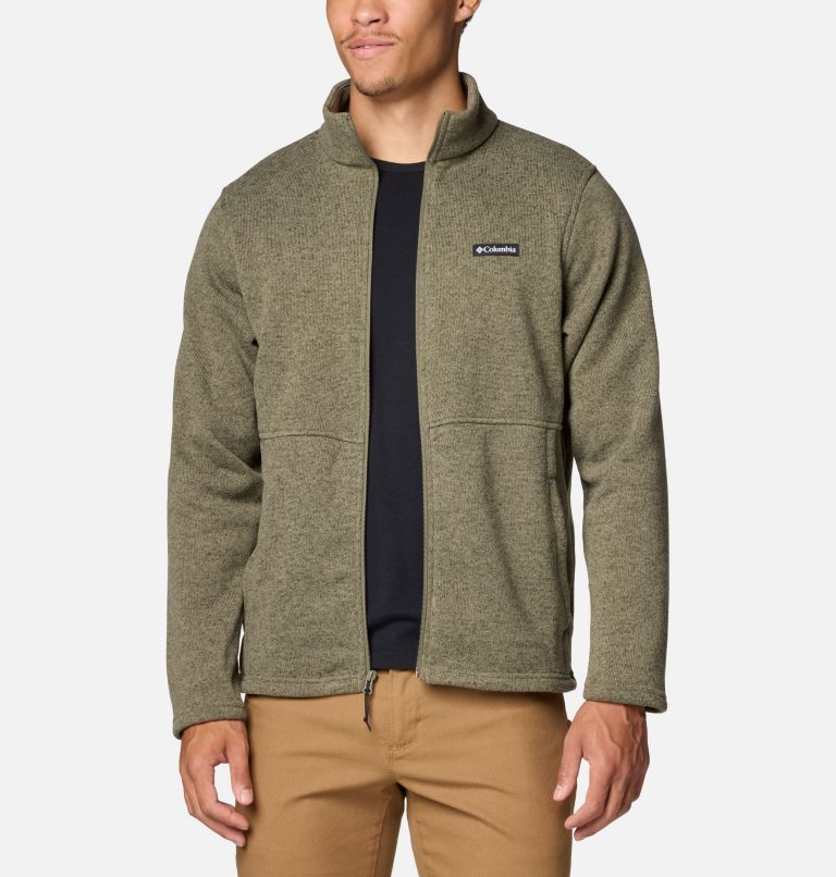 Men's Alto Pass Fleece Jacket, Color: Stone Green, image 6