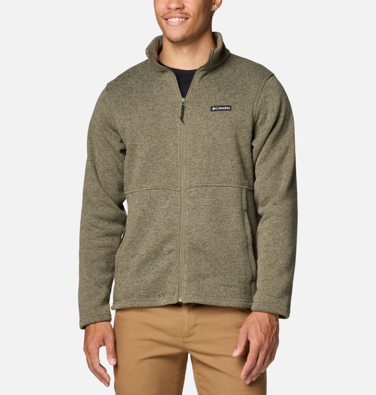 Men's Alto Pass Fleece Jacket, Color: Stone Green, image 1