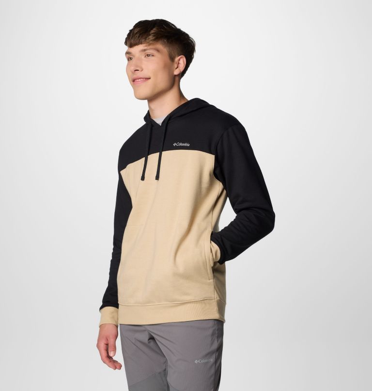Men's Hart Mountain Pullover Hoodie III, Color: Oatmeal Hthr, Black Hthr, image 4