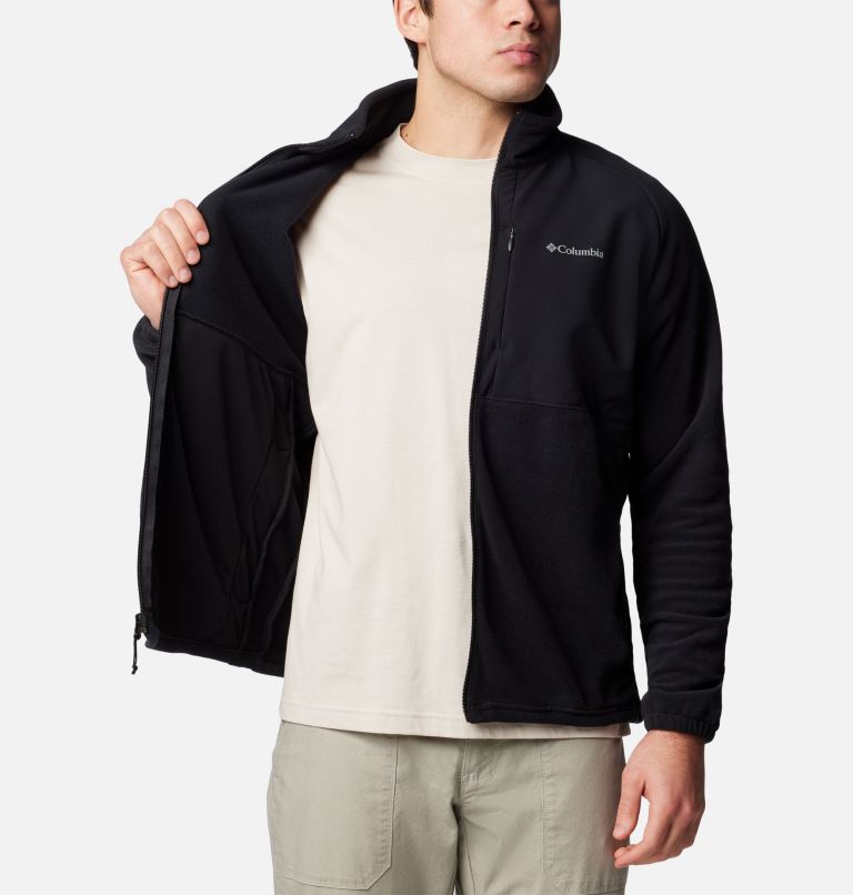 Men's Sage Peak Fleece Jacket, Color: Black, image 5