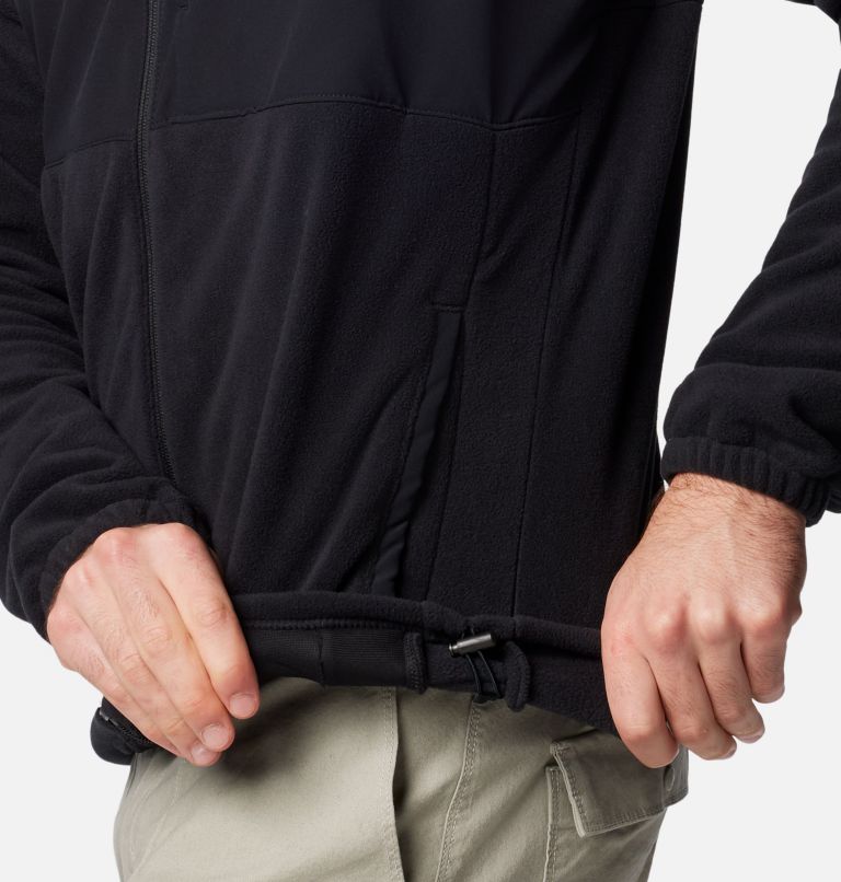 Men's Sage Peak Fleece Jacket, Color: Black, image 7