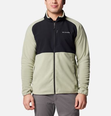 Men's Sage Peak Fleece Jacket, Color: Safari, Black, image 1
