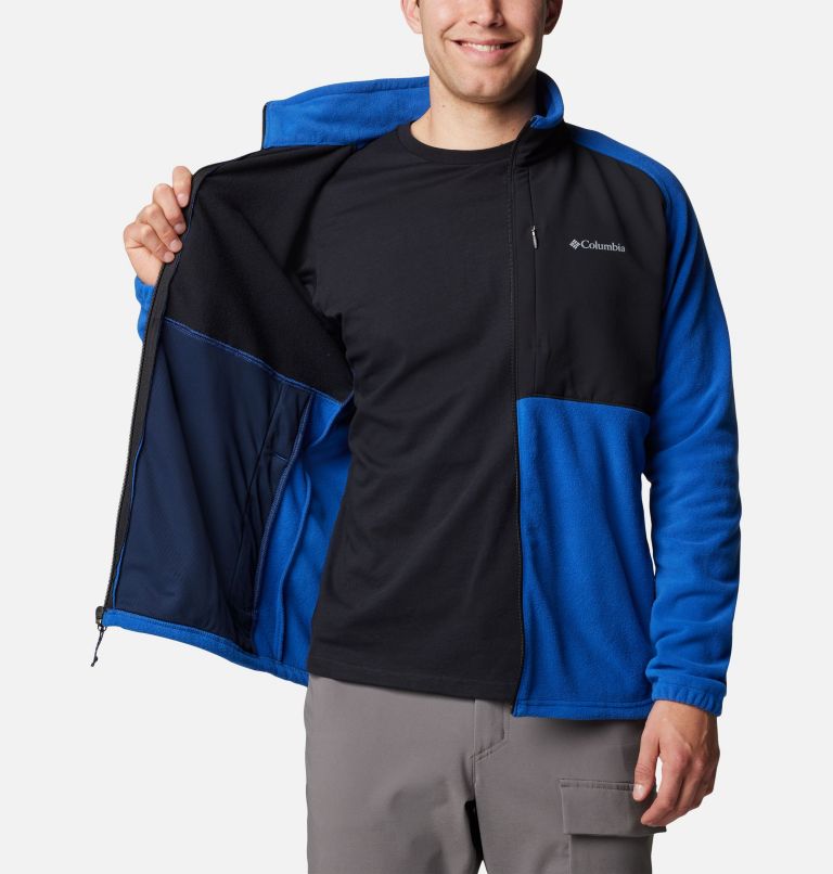 Chaqueta de forro polar Sage Peak para hombre, Color: Mountain Blue, Black, image 5