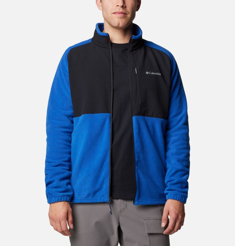 Chaqueta de forro polar Sage Peak para hombre, Color: Mountain Blue, Black, image 6