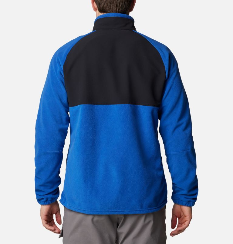 Chaqueta de forro polar Sage Peak para hombre, Color: Mountain Blue, Black, image 2