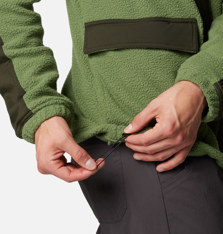 Men's Landroamer Fleece Jacket, Color: Canteen, Greenscape, image 6