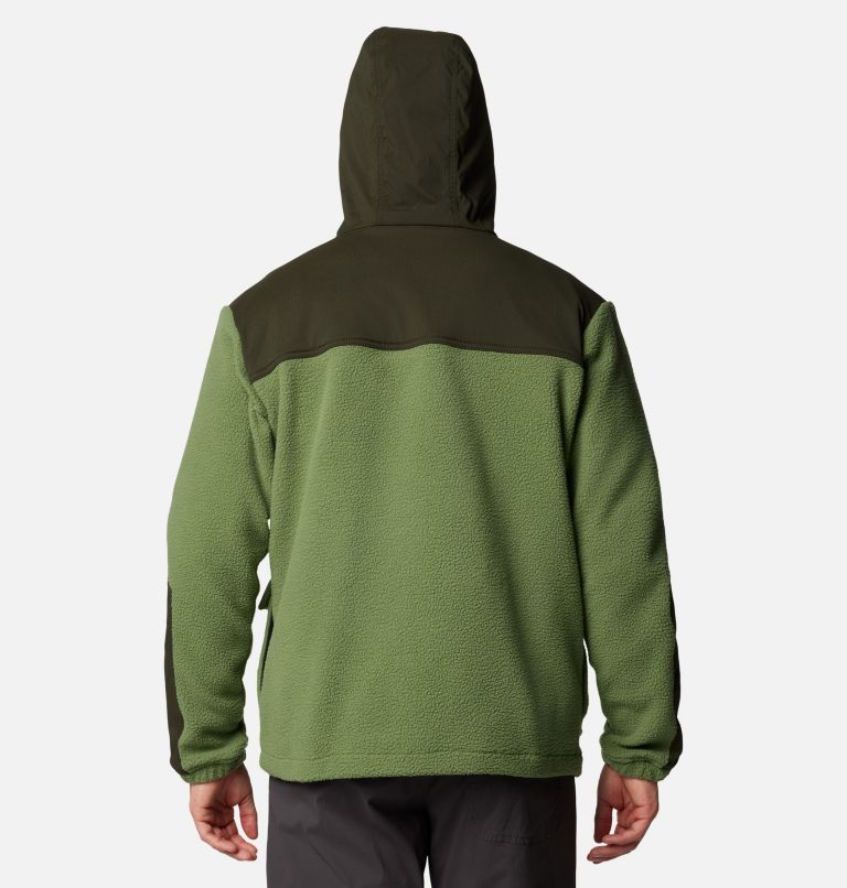 Men's Landroamer Fleece Jacket, Color: Canteen, Greenscape, image 2