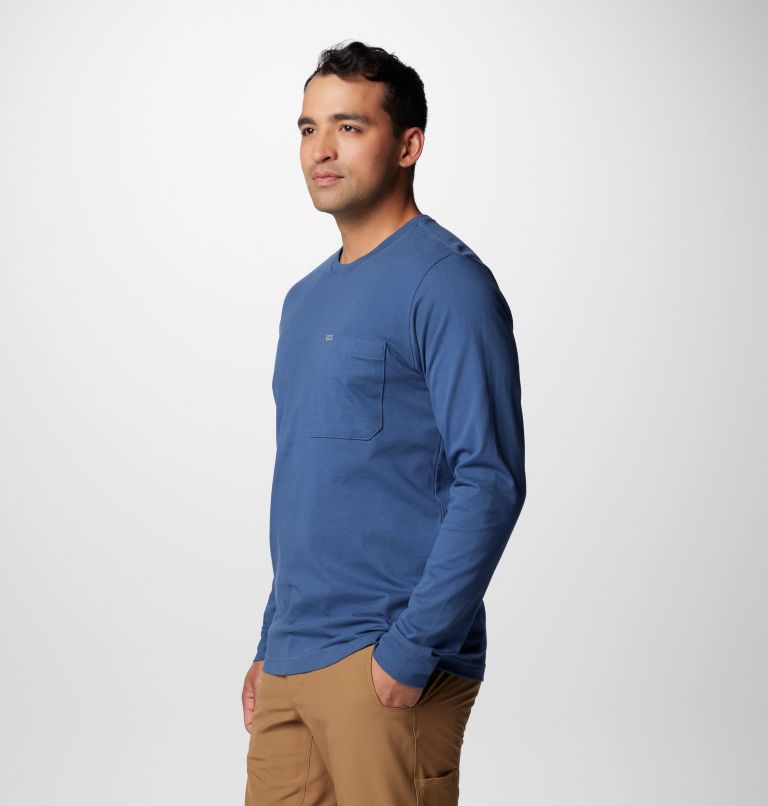T-shirt à manches longues Landroamer pour hommes, Color: Dark Mountain, image 4