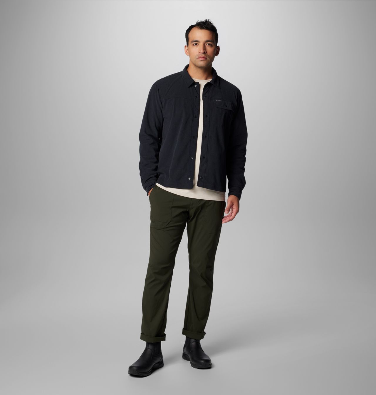 Chemise en évasée en velours côtelé Flare Gun™ pour hommes 4