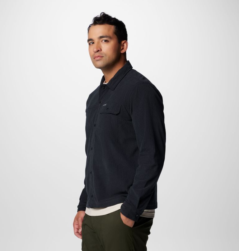 Men's Flare Gun Corduroy Shirt, Color: Black, image 4