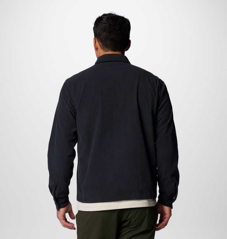 Men's Flare Gun Corduroy Shirt, Color: Black, image 2