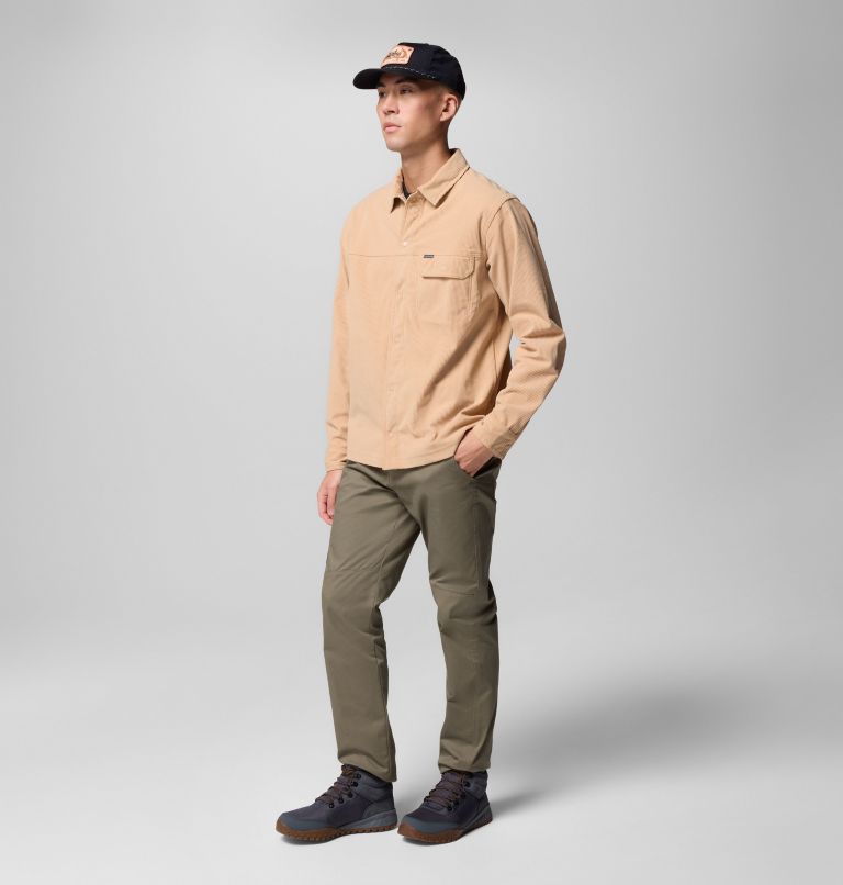 Men's Flare Gun Corduroy Shirt, Color: Canoe, image 2