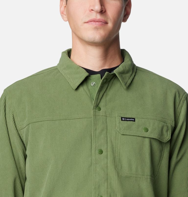 Men's Flare Gun Corduroy Shirt, Color: Canteen, image 4