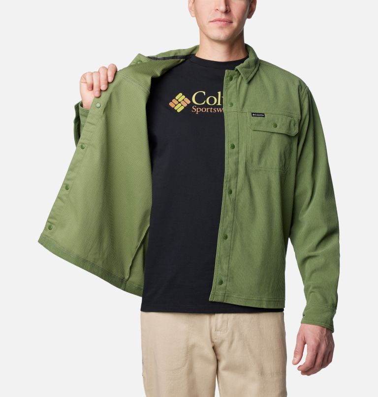 Men's Flare Gun Corduroy Shirt, Color: Canteen, image 5