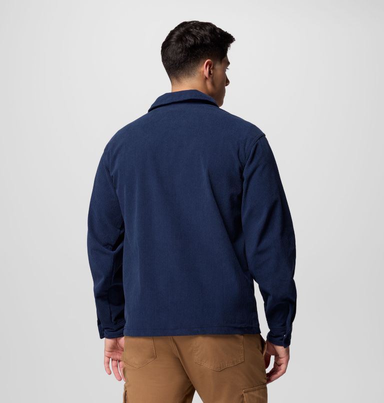 Men's Flare Gun Corduroy Shirt, Color: Collegiate Navy, image 3