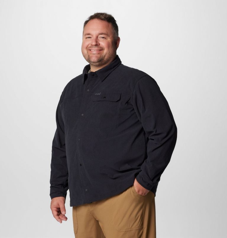 Men's Flare Gun Corduroy Shirt - Big, Color: Black, image 4