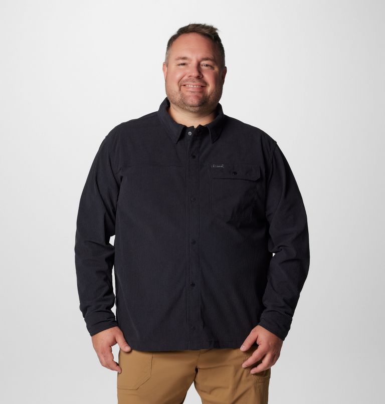 Men's Flare Gun Corduroy Shirt - Big, Color: Black, image 1