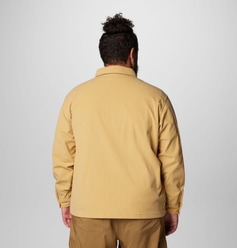 Chemise en velours côtelé Flare Gun pour hommes – Tailles fortes, Color: Light Camel, image 2