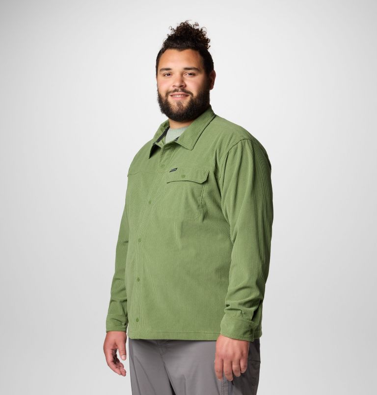 Chemise en velours côtelé Flare Gun pour hommes – Tailles fortes, Color: Canteen, image 4