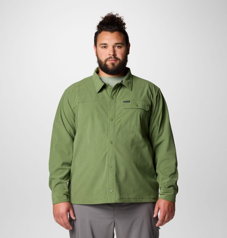 Chemise en velours côtelé Flare Gun pour hommes – Tailles fortes, Color: Canteen, image 1