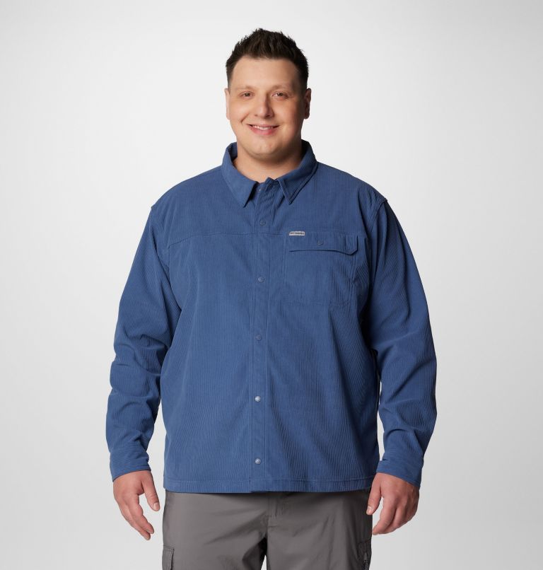 Men's Flare Gun Corduroy Shirt - Big, Color: Dark Mountain, image 1