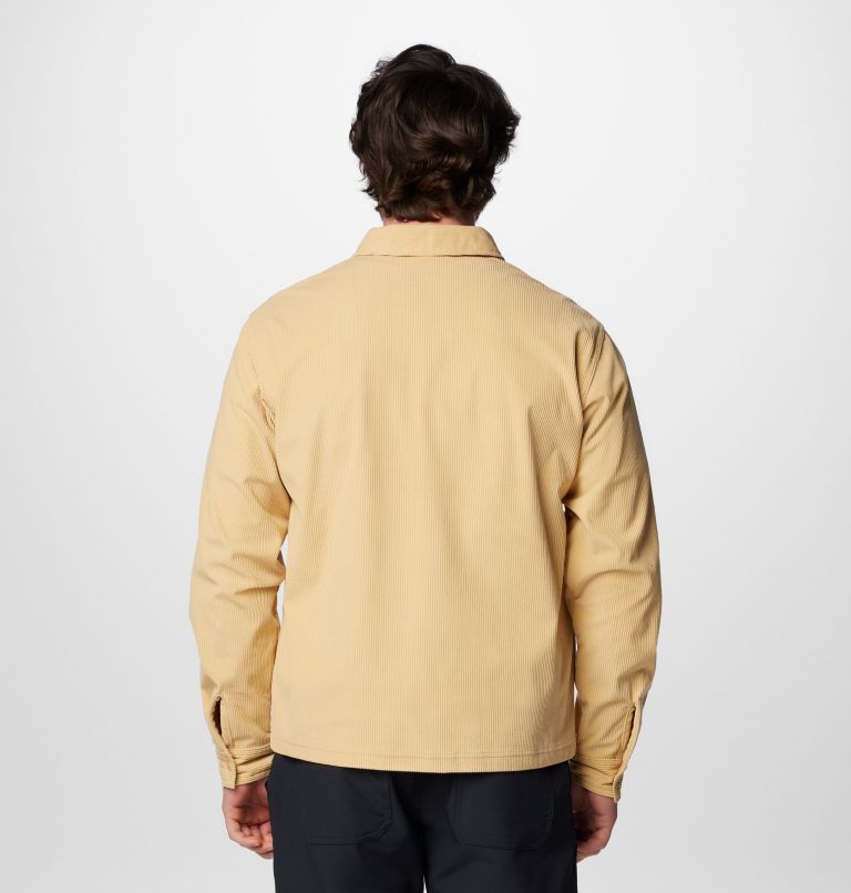 Chemise en velours côtelé Flare Gun pour hommes – Grandes tailles, Color: Light Camel, image 2
