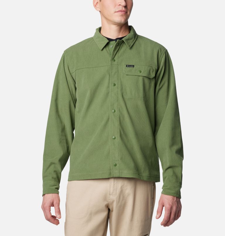 Chemise en velours côtelé Flare Gun pour hommes – Grandes tailles, Color: Canteen, image 6
