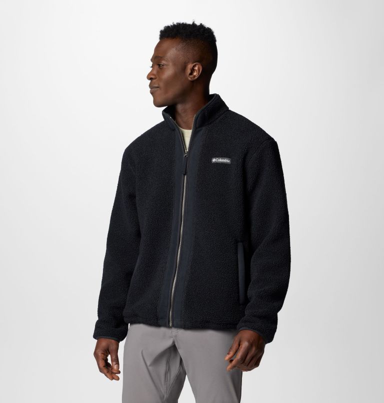 Chaqueta de forro polar de borreguito Black Mesa para hombre, Color: Black, image 4