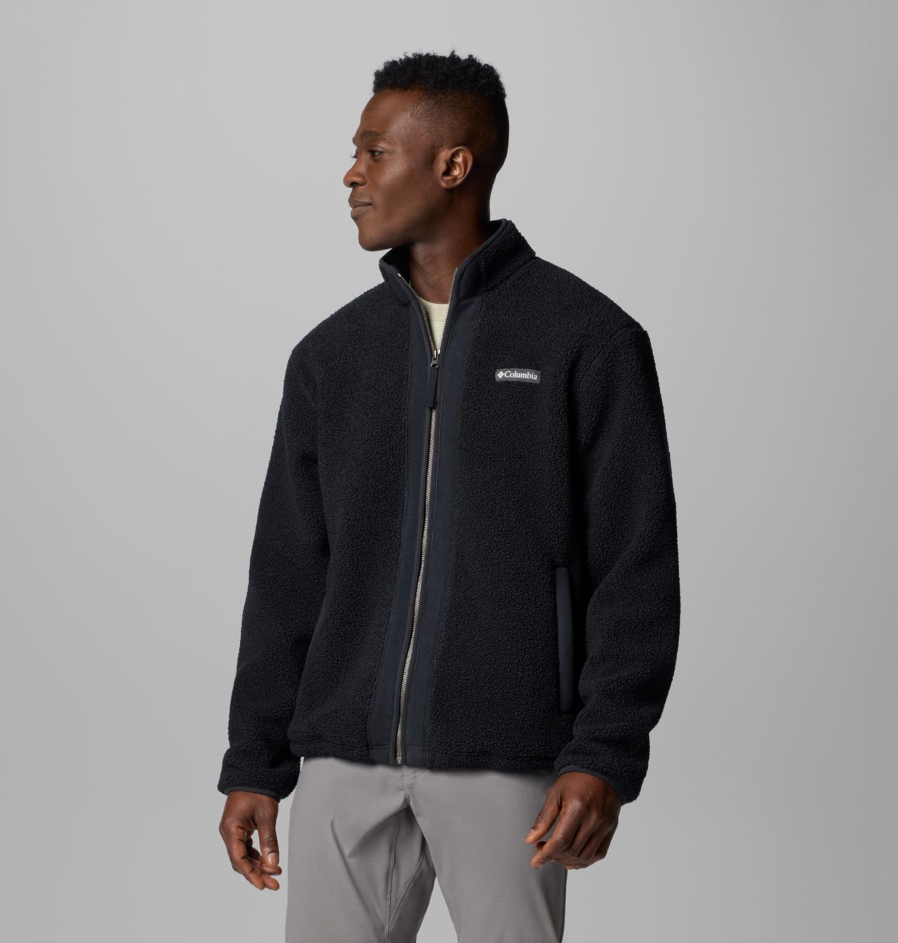 Men's Black Mesa™ Boucle Fleece Jacket 4
