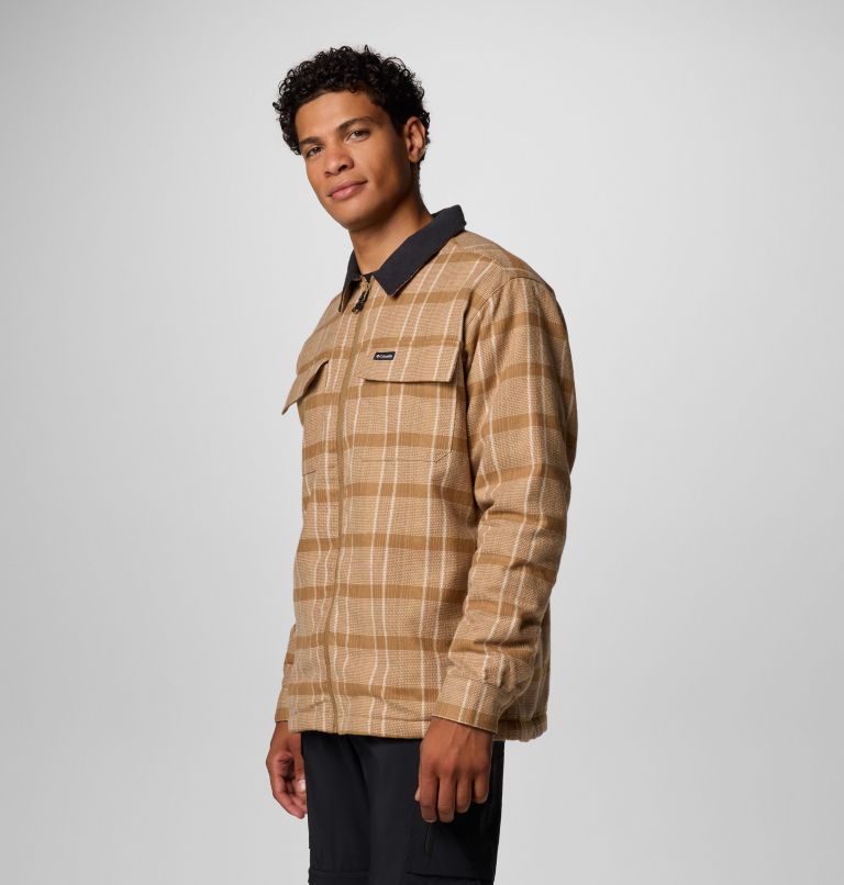 Men's Pitchstone Heavyweight Shirt Jacket, Color: Delta Boro Plaid, image 4