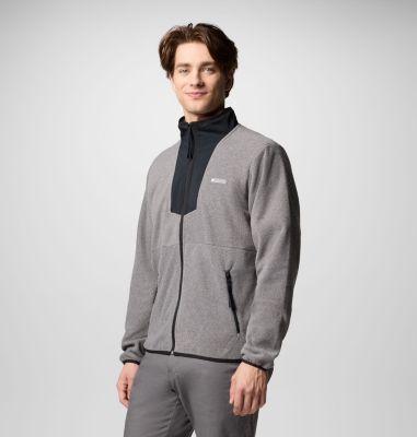 Sequoia Grove Fleece-Jacke für Männer, Color: City Grey Heather, Black, image 12