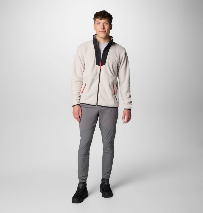 Men's Sequoia Grove Fleece Jacket, Color: Dark Stone, Black, Spicy Pulls, image 3