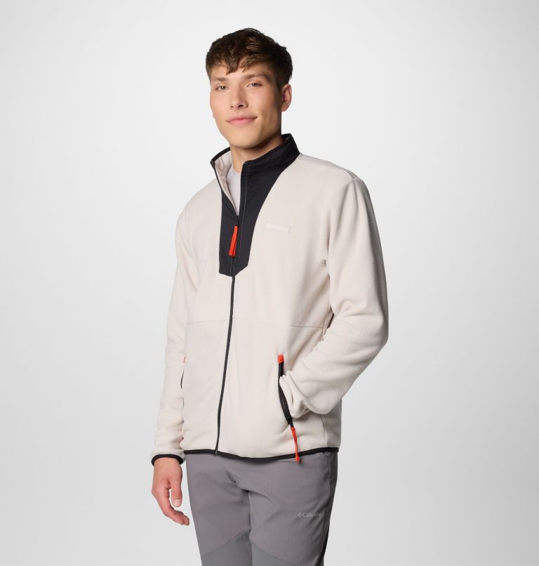 Men's Sequoia Grove Fleece Jacket, Color: Dark Stone, Black, Spicy Pulls, image 4