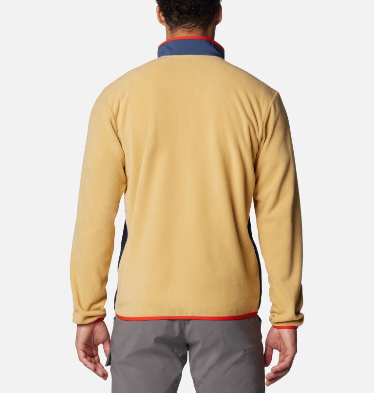 Men's Sequoia Grove Fleece Jacket, Color: Light Camel, Dark Mtn, Coll Navy, Spicy, image 2