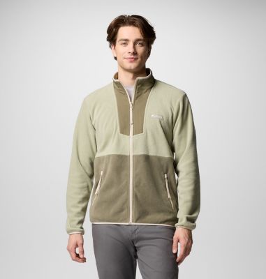 Chaqueta de forro polar Sequoia Grove para hombre, Color: Safari, Stone Green, image 1