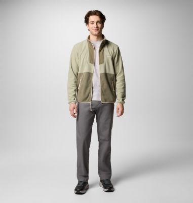 Men's Sequoia Grove Fleece Jacket, Color: Safari, Stone Green, image 4