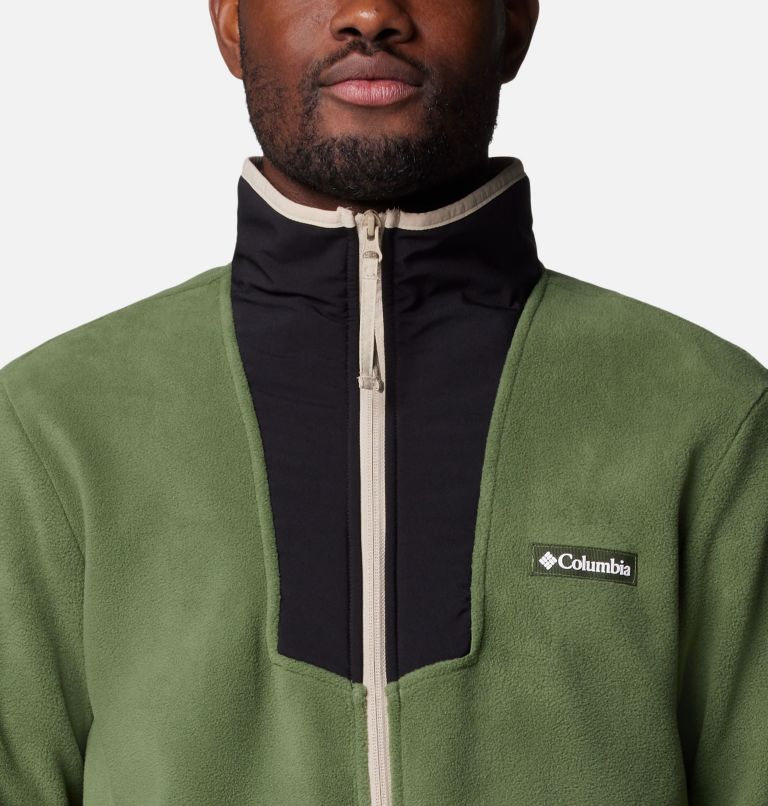 Men's Sequoia Grove Fleece Jacket, Color: Canteen, Black, Ancient Fossil, image 4